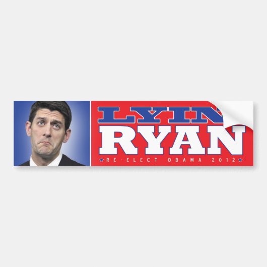 Lyin Paul Ryan Autoaufkleber (Vorne)