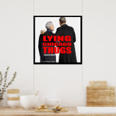 Lying Chicago Thugs Poster (Küche)