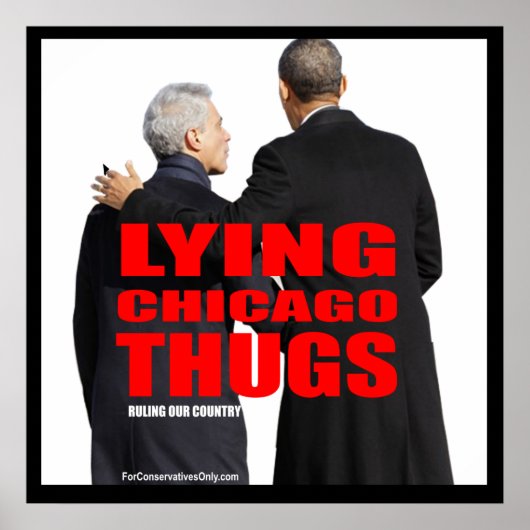 Lying Chicago Thugs Poster (Vorne)