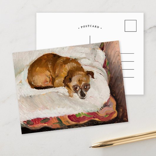 Lying Dog | Zygmunt Waliszewski Postkarte