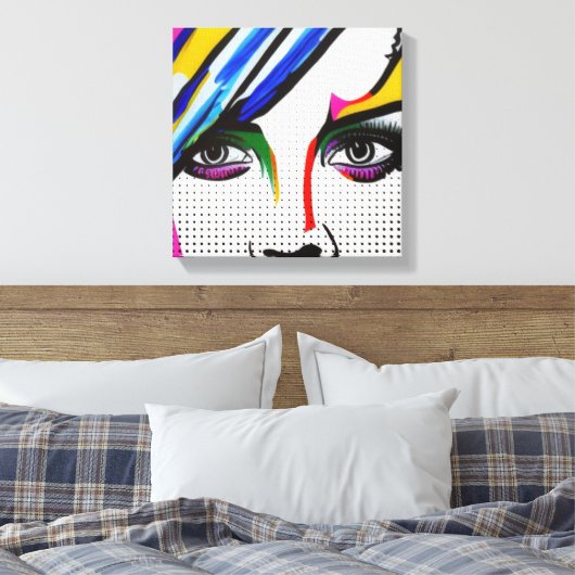 Lying Eyes Leinwanddruck (Insitu (Schlafzimmer))