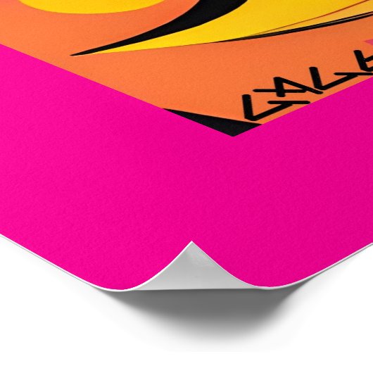 Lying Flat or Flat Out Lying Poster (Ecke)