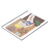 Lying Woman Notizblock (Linke Seite)