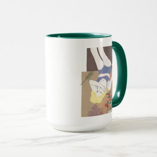 Lying Woman Tasse (VorderseiteRechts)