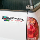 $lyk Skater "ERHALTEN süchtig " Autoaufkleber (Auf Lkw)