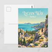 Lykischer Weg Türkei Postkarte (Vorne/Hinten)
