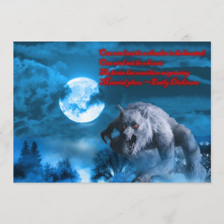 Lykisches Halloween-Party Einladung