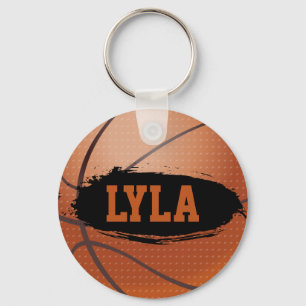 Lyla personalisierter Basketball-Schlüsselanhänger Schlüsselanhänger