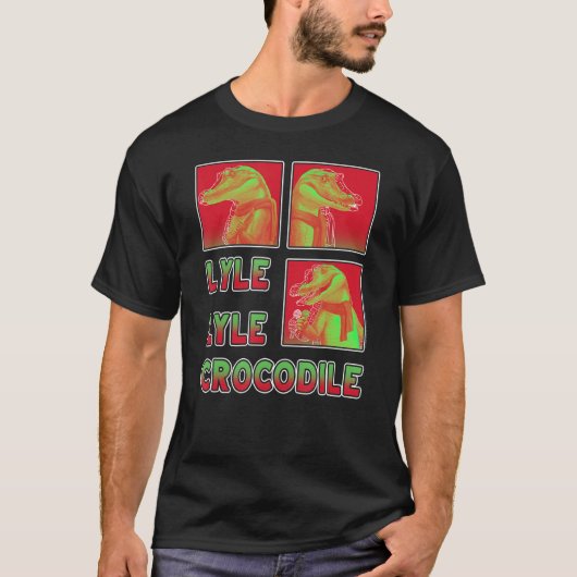 Lyle Lyle Crocodile Zwei Tonbilder T-Shirt (Vorderseite)