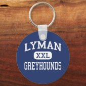 Lyman - Greyhounds - Hoch - Longwood Florida Schlüsselanhänger (Vorderseite)