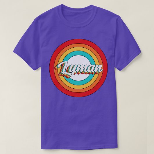 Lyman Name Shirt Vintag Lyman Circle (Design vorne)