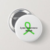 Lyme Awarenress Month Button (Vorne & Hinten)