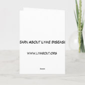 Lyme Bewusstsein Notecard Karte (Rückseite)