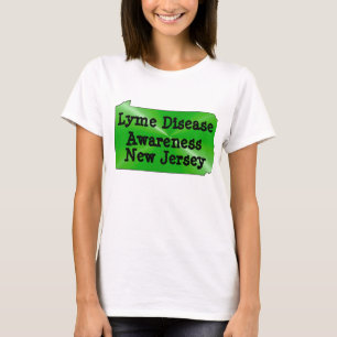 Lyme-Borreliose-Bewusstsein in New Jersey T-Shirt