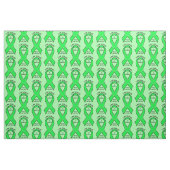 Lyme-Borreliose-Bewusstseins-Band-Name Stoff (Fat Quarter (45,7 x 55,9 cm))