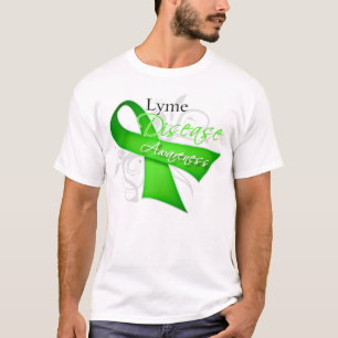 Lyme-Borreliose-Bewusstseins-Band T-Shirt