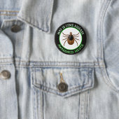 Lyme-Borreliose-Bewusstseinsmonat | Hirschzecke Button (Beispiel)