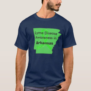 Lyme-Borreliose-Bewusstseinsshirt aus Arkansas T-Shirt