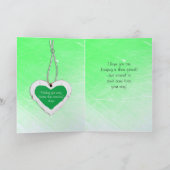 Lyme-Borreliose ", die an Sie" Stützkarte denkt Karte (Innenseite)