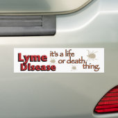 Lyme-Borreliose - es ist eine Leben- oder Autoaufkleber (Auf Auto)
