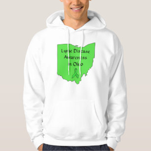 Lyme-Borreliose in Ohio Bewusstseins-Schleifen-Shi Hoodie