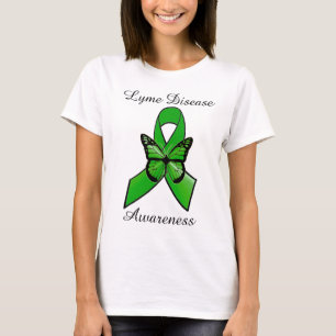 Lyme-Borreliose mit Butterfly-Shirt T-Shirt