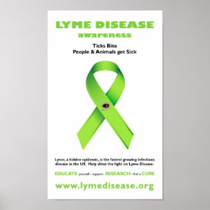 Lyme-Borreliose-Plakat Poster