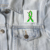Lyme-Borreliose-Weihnachtslicht-Band Button (Beispiel)