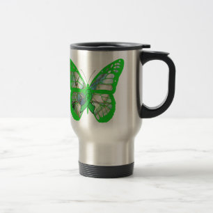 Lyme Disease Awareness Butterfly Travel Mug Reisebecher