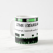 Lyme Disease Awareness Coffee Tasse (Vorderseite Links)