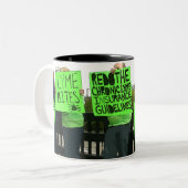 Lyme Disease Awareness Coffee Tasse (Vorderseite Links)