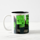 Lyme Disease Awareness Coffee Tasse (Links)