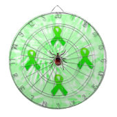 Lyme Disease Awareness Dart Board Dartscheibe (vorne)