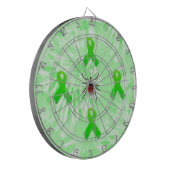 Lyme Disease Awareness Dart Board Dartscheibe (Vorderseite Links)