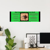 Lyme Disease Awareness Facts Poster (Heimbüro)