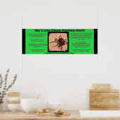 Lyme Disease Awareness Facts Poster (Küche)