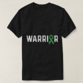 Lyme Disease Awareness Green Ribbon Warrior T-Shirt (Design vorne)