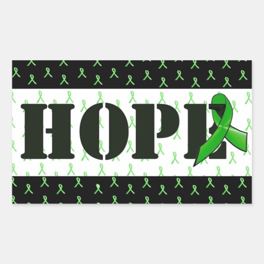 Lyme Disease Awareness Hope Sticker (Vorderseite)