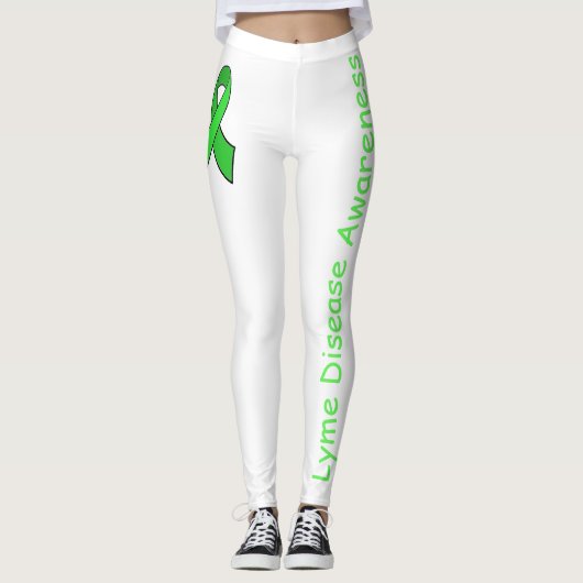 Lyme Disease Awareness Leggings (Vorderseite)
