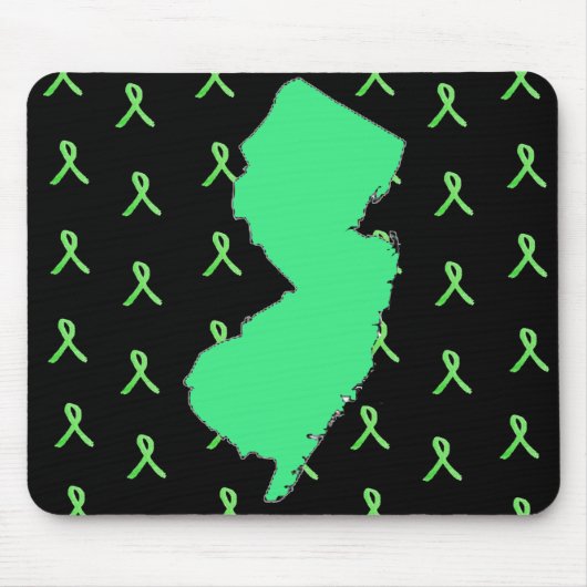Lyme Disease Awareness Mouse Pad New Jersey Aware Mousepad (Vorne)