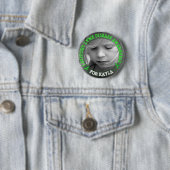 Lyme Disease Awareness Personalized Button (Beispiel)