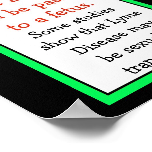Lyme Disease Awareness Poster (Ecke)