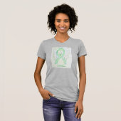 Lyme Disease Awareness Ribbon Angel Custom Shirt (Vorne ganz)