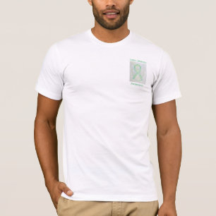Lyme Disease Awareness Ribbon Angel Custom T-Shirt