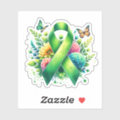 Lyme Disease Awareness Ribbon Aufkleber (Blatt)
