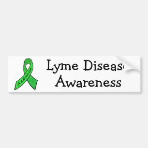 Lyme Disease Awareness Ribbon Autoaufkleber