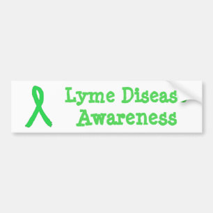 Lyme Disease Awareness Ribbon Autoaufkleber
