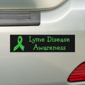 Lyme Disease Awareness Ribbon Autoaufkleber (Auf Auto)