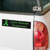 Lyme Disease Awareness Ribbon Autoaufkleber (Auf Lkw)