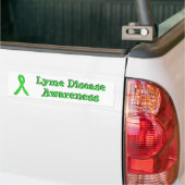 Lyme Disease Awareness Ribbon Autoaufkleber (Auf Lkw)